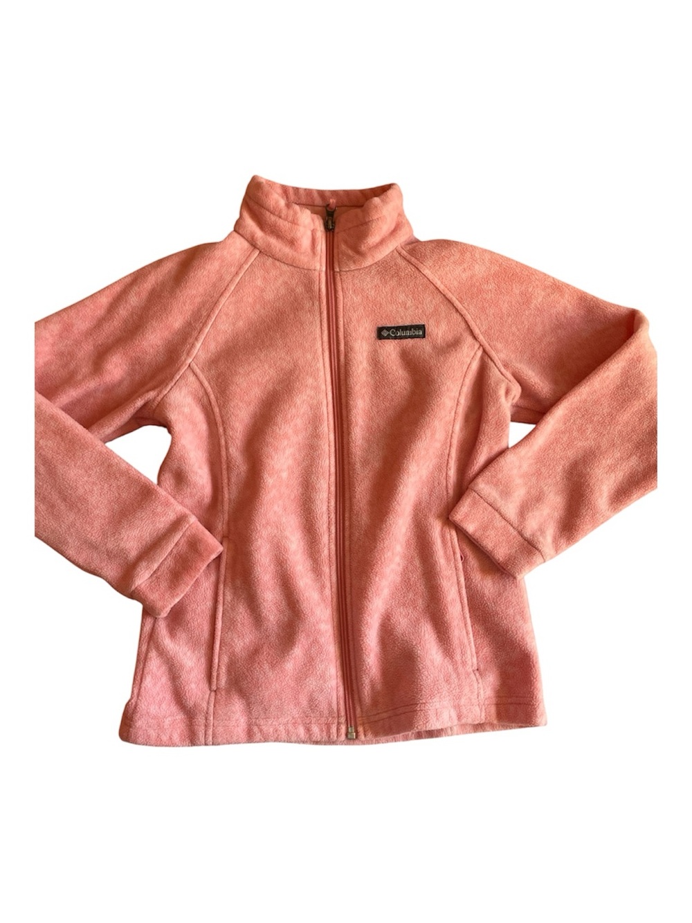 Columbia Kids Coral Pink Full-Zip Fleece Jacket